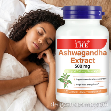 Bio-Shecome-Ashwagandha-Extrakt, 500 mg Nahrungsergänzungsmittel